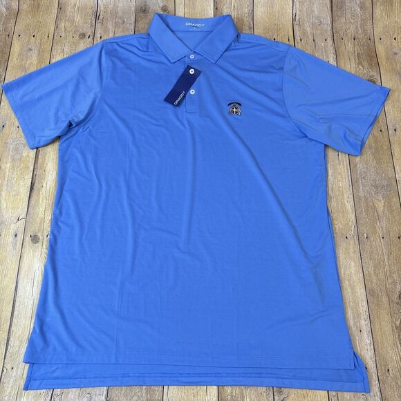 B Draddy Sport Polo Shirt Mens XL Inverness Club Country Club Golf Logo NEW NWT - Picture 2 of 14